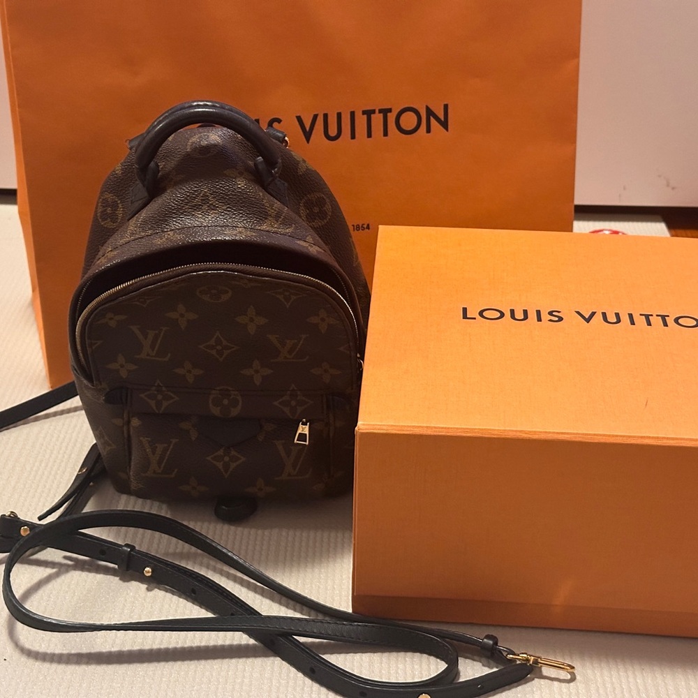 Louis Vuitton Brown and Gold Monogram Bag